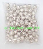 Margele metalice filigranate de 8 mm - imagine 3