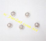 Margele metalice filigranate de 8 mm - imagine 5