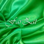 Material saten verde inchis