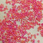 Margele nisip rotunde cameleon rosu spre portocaliu 2 mm cod 423