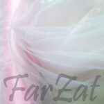 Tesatura organza roz pal - imagine 2