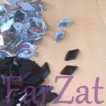 Pietre pentru cusut forma romb 9 x 15 mm cod 22