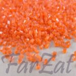 Margele nisip tubulare portocalii 3 mm cod 382