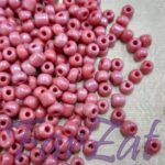 Margele nisip rotunde rosu deschis 4 mm cod 338 - imagine 2