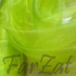 Tesatura organza verde fistic - imagine 3