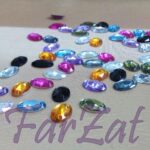 Pietre pentru cusut forma ovala 8 x12 mm - Cod 56 - imagine 2