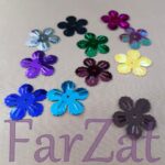 Paiete colorate forma floare 20 mm cod 24