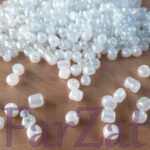 Margele nisip sferice albe 4 mm cod 454