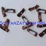 Ac pentru brosa maro aramiu 1,5 cm