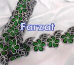 Banda termoadeziva cu paiete cod 90 - Flori brodate de lipit - imagine 3