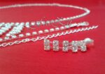 Set colier cu strasuri cod 56 - imagine 3