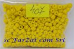 Margele nisip sferice galben lamaie 4 mm cod 407 - imagine 2