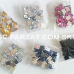 Pietre de cusut forma dreptunghiulara 8 x 10 mm cod 52