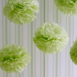 Pampoane din hartie 30 cm