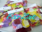 Petale trandafir textile colorate - imagine 9