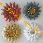 Aplicatie floare cu piatra la mijloc cod 63