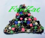 Aplicatie margele forma triunghi cod 117 - imagine 4