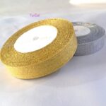 Panglica lurex ornamentala latime 25 mm - imagine 2