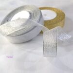 Panglica lurex ornamentala latime 25 mm