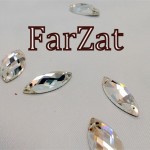 Pietre de cristal forma ovala – colturi ascutite – 9 x 18 – Cod 420