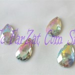 Cristale din sticla forma lacrima 17 x 28 mm cod 304