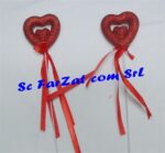 Inimioara dubla cu sclipici cod 2 - imagine 5