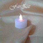 Lumanare pastila cu led