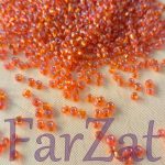 Margele nisip sferice portocalii 2 mm cod 713