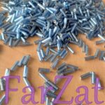 Margele nisip tubulare bleu-gri 6 mm – Cod 430