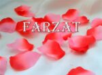 Petale trandafir textile colorate - imagine 6