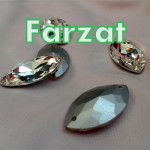 Piatra cristal de cusut 13 x 27 mm – cod 404