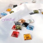 Pietre de cusut forma patrata 14 x 14 mm cod 85