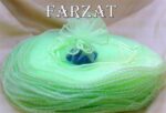 Saculet marturii organza verde fistic