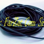 Snur de silicon culoare neagra cod 17