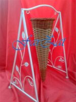 Suport din rachita pentru flori - imagine 3