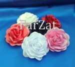 Trandafiri din satin 5 cm - imagine 2