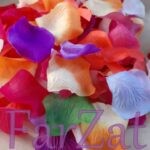 Petale trandafir colorate - imagine 2