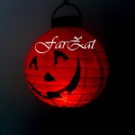 Lampion decorativ cu bec - Halloween