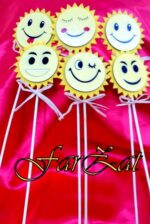 Decoratiuni Smiley Face pe bat - imagine 3