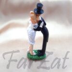 Figurina pentru tortul miresei cod 78 - imagine 2