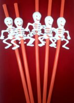 Paie cu scheleti din plastic Halloween - imagine 3