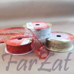 Banda decoratiuni model plasa -  2,5 cm - imagine 2