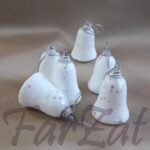 Ornament cu sclipici - clopotel - imagine 3