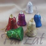 Ornament cu sclipici - clopotel - imagine 2
