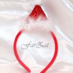 Caciulita Mos Craciun pe cordeluta