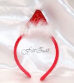 Caciulita Mos Craciun pe cordeluta