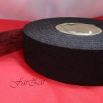 Banda termoadeziva neagra de 3,5 cm