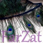 Banda design cu pene de paun