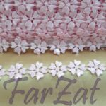 Broderie roz cu flori - imagine 3