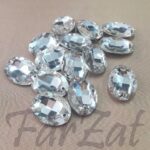 Cristal de cusut Cod 502 - 2,5 x 1,8 cm - imagine 2